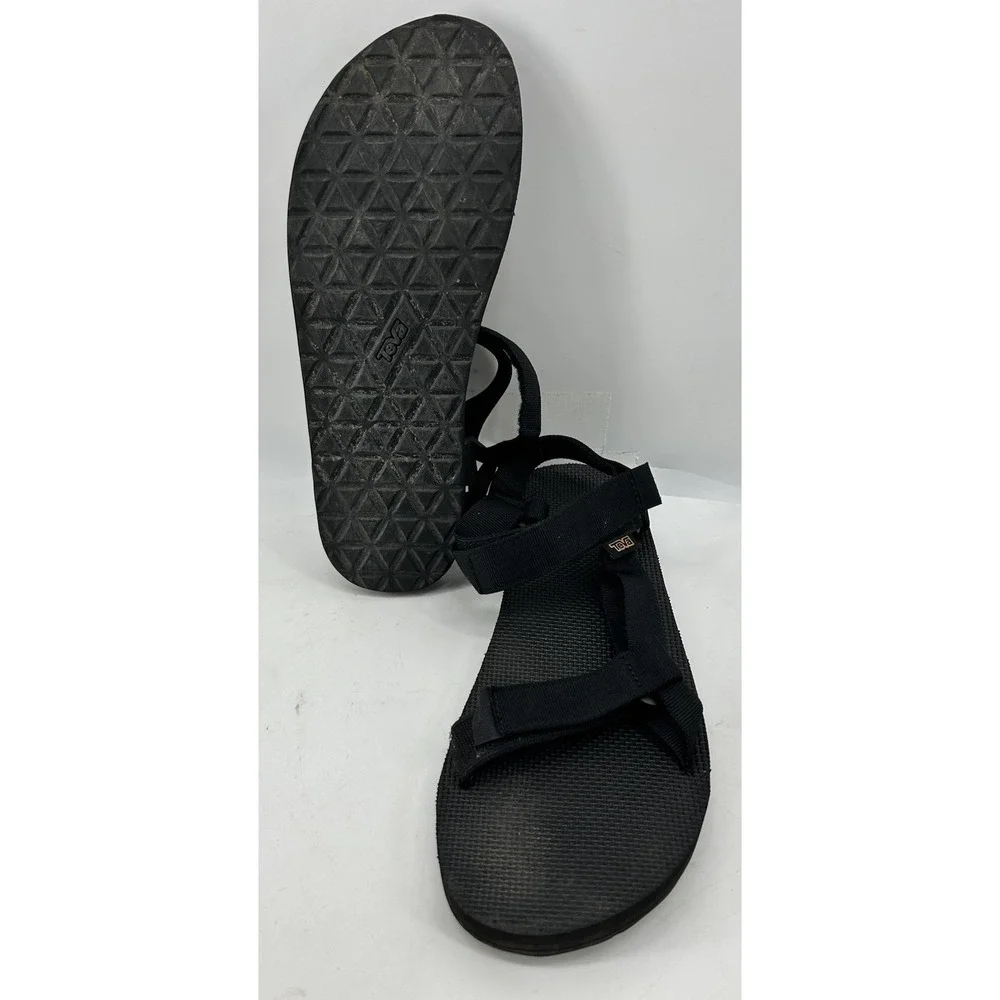 Teva Original Universal Urban Sandals Black Hook And Loop Men's Size 12